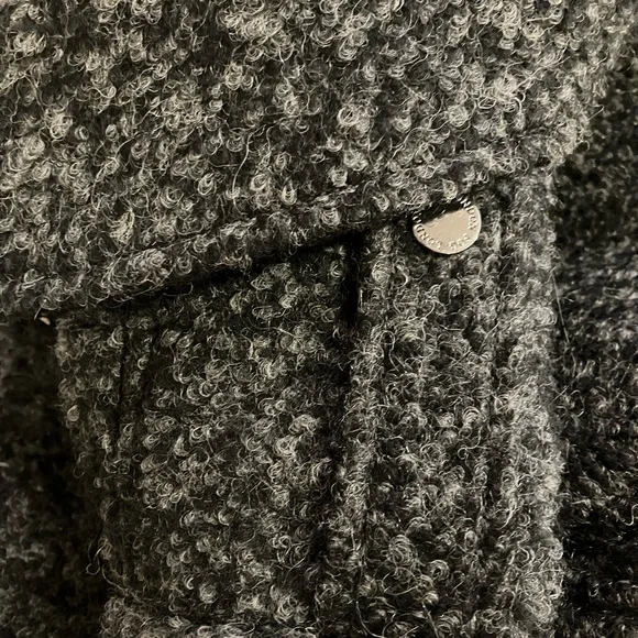 London Fog Charcoal Pea Coat - Picture 6 of 6